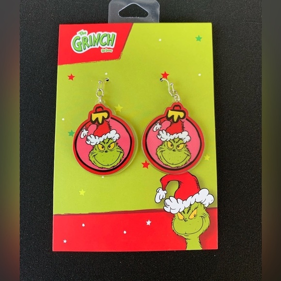 THE GRINCH dangle earrings - Picture 1 of 9